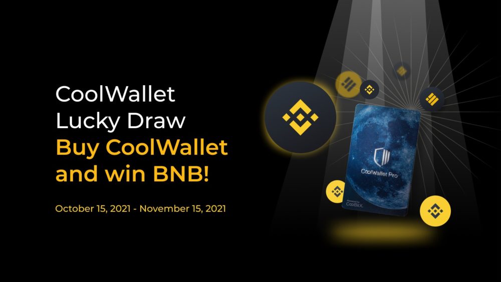 coolwallet lucky draw campaign hero